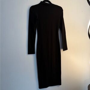 Chic Black Long Sleeve Dress